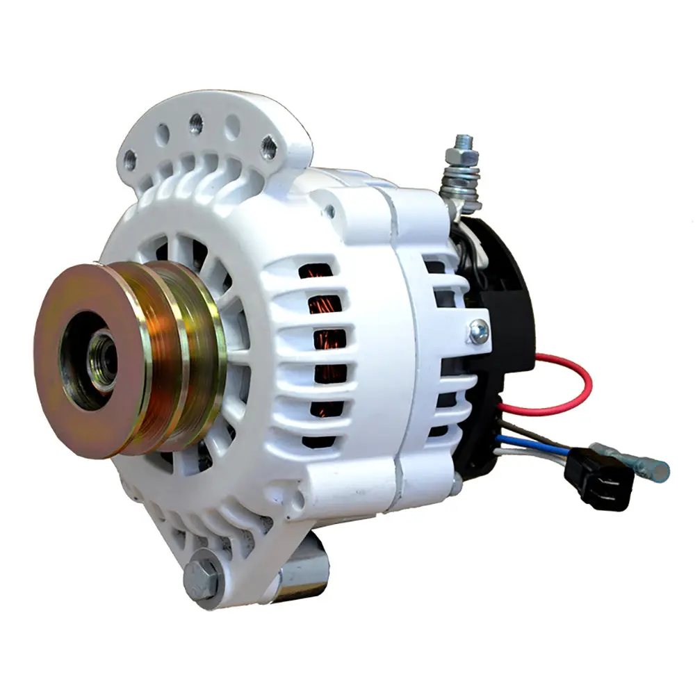Balmar Alternator 100 Amp 12V 1-2" Single Foot Spindle Mount Dual Vee Pulley W/Isolated Ground [621-100-Dv] 1