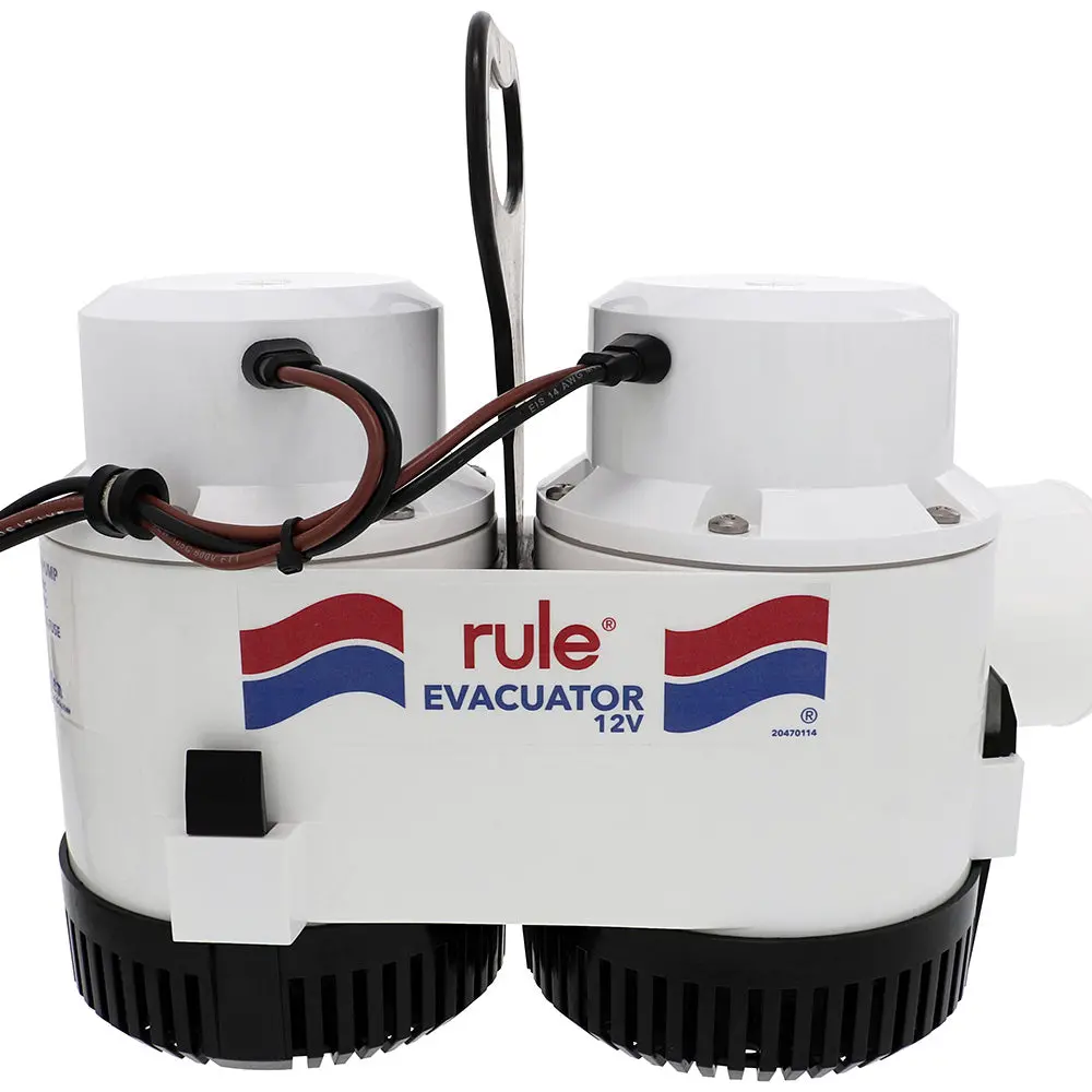 Rule 7700D Gph Evacuator High Volume Utility Pump - 12V [7700D] 1