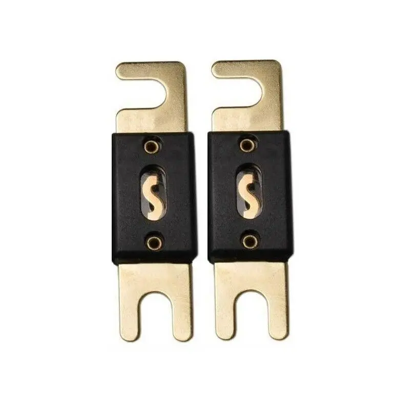 Anl Fuse 30-600 Amp 32V Gold Plated Fuses For Auto Marine Stereo Audio Video 2 Pack 1