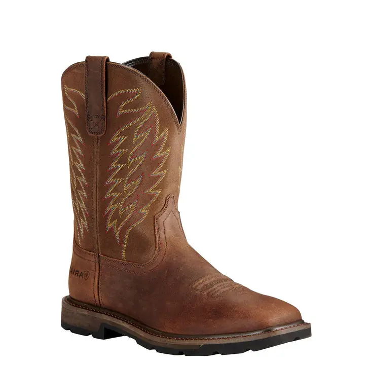 Ariat Groundbreaker Wide Square Toe Waterproof Work Boot 1