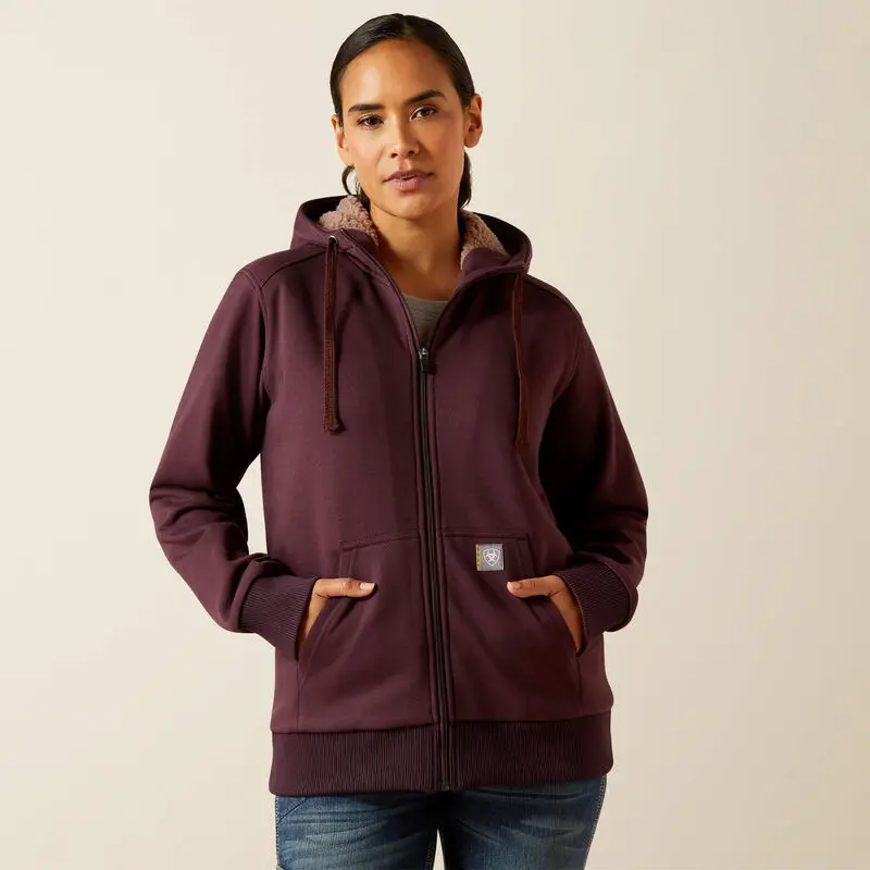 Ariat Rebar All-Weather Sherpa Full Zip Hoodie 1