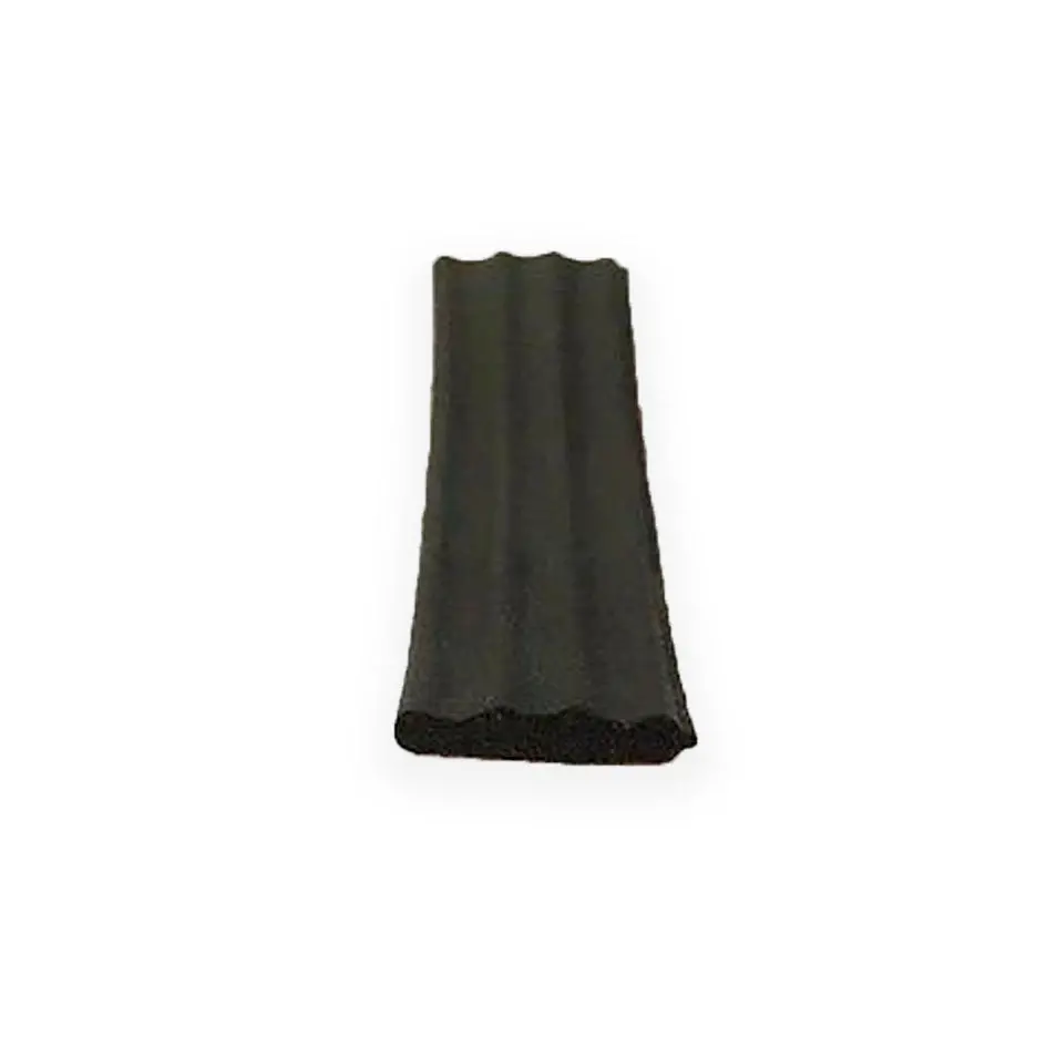 Auto Rv Marine Window Door .589" Self Adhesive Ribbed Rubber Weather Seal Strip 1