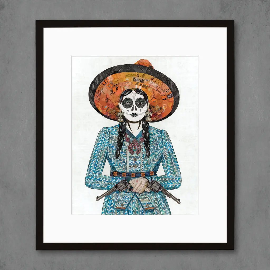 Adelita (Blue) Limited Edition Paper Print 7