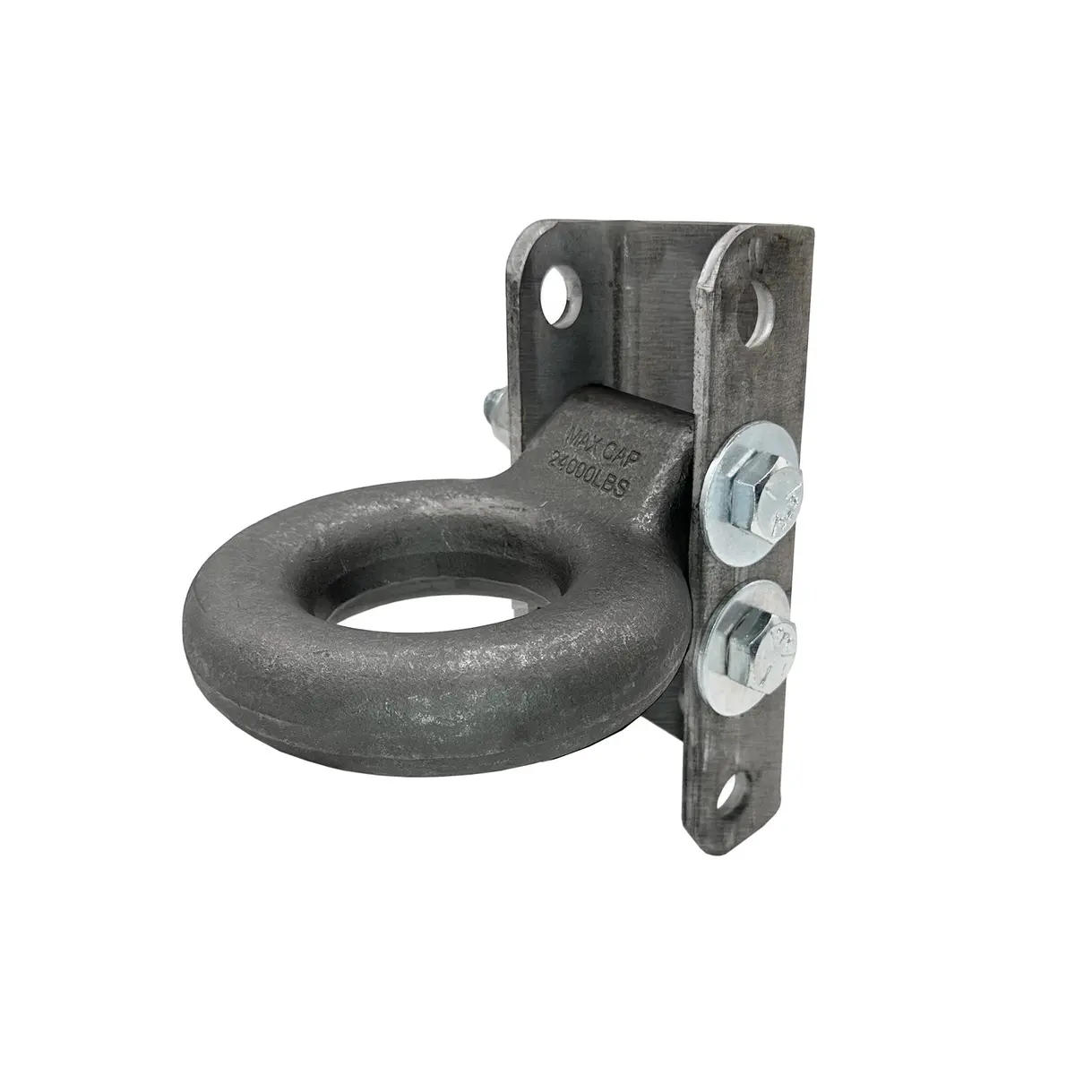 Adjustable Channel Bracket & Lunette Ring - 4 Hole 3-Position, 24,000 Lb Ring 1