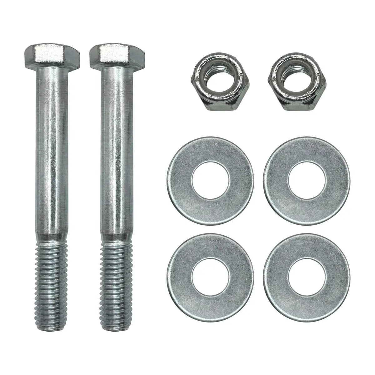 Adjustable Channel Mount Hardware Kit For Trailer Coupler - 4-3/4" Hex Bolts, Grade 8 1