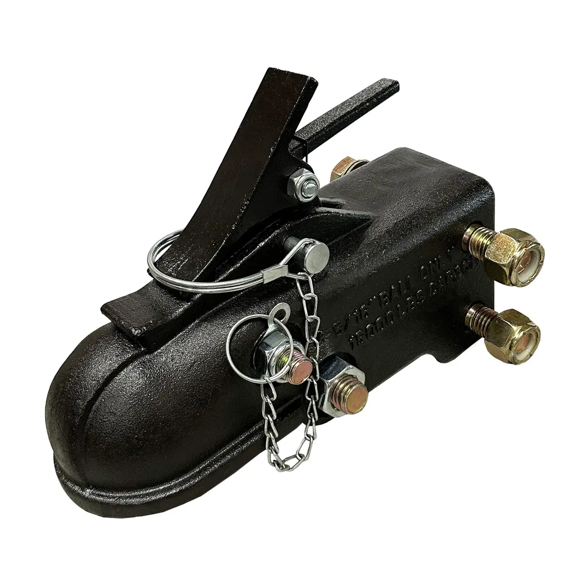 Adjustable Trailer Coupler, 2-5/16" Ball - 15,000 Lbs - Channel-Mount Coupler 1