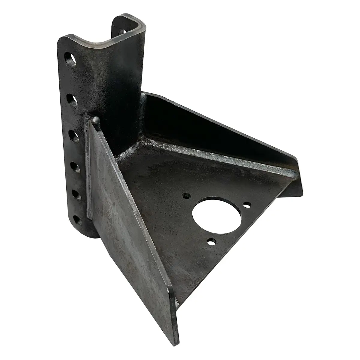 Adjustable Vertical Channel Weld On Tongue Adapter For A-Frame Trailers - Up To 20,000 Lbs, Fully Welded 1