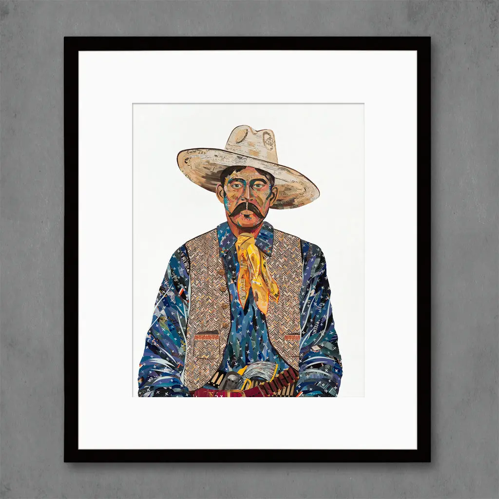 American Heritage Cowboy (Blue) Limited Edition Paper Print 5