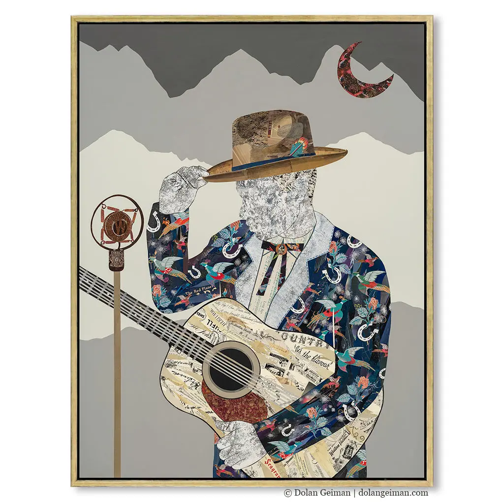 American Roots Original Paper Collage 1