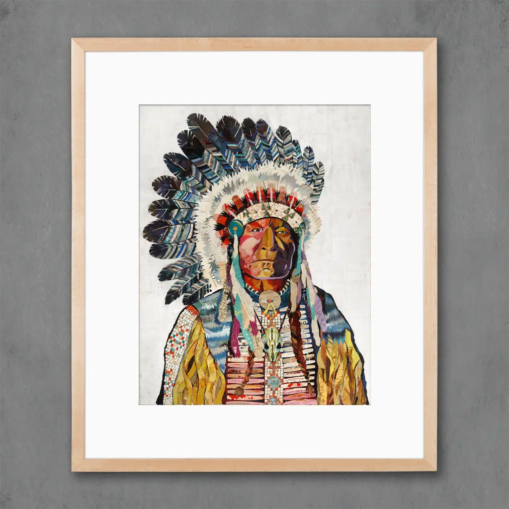 American Heritage Chief Limited Edition Paper Print 3