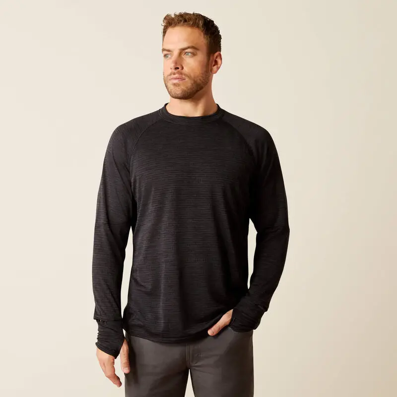 Ariat Mens Rebar Gridwork Crewneck T Shirt 1