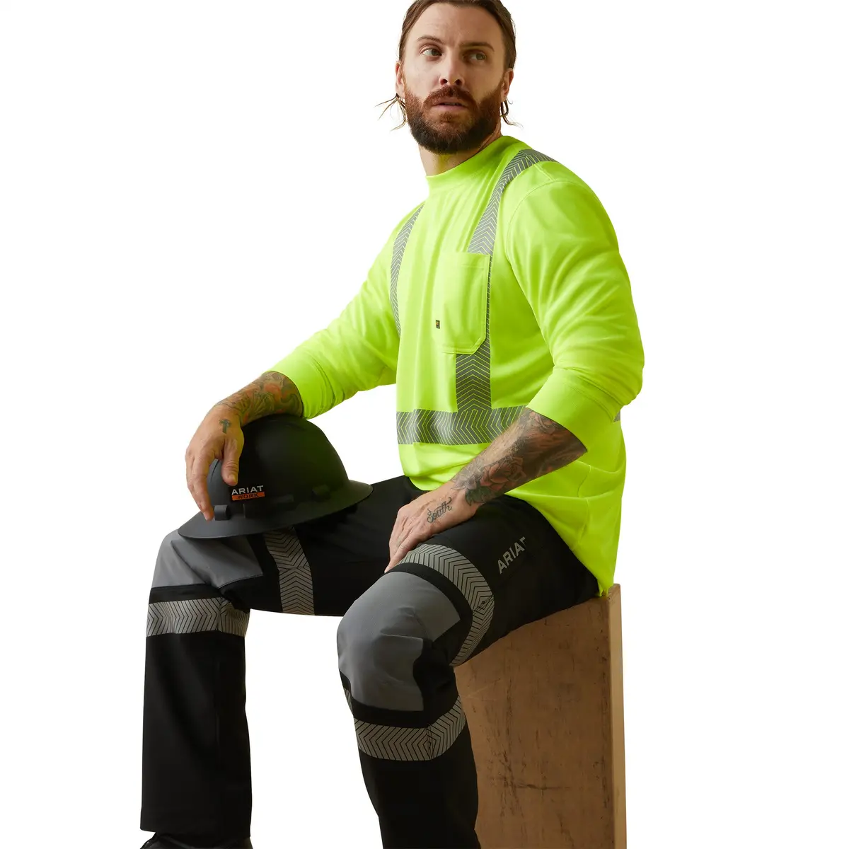 Ariat Rebar Hi-Vis Ansi Longsleeve T-Shirt 1