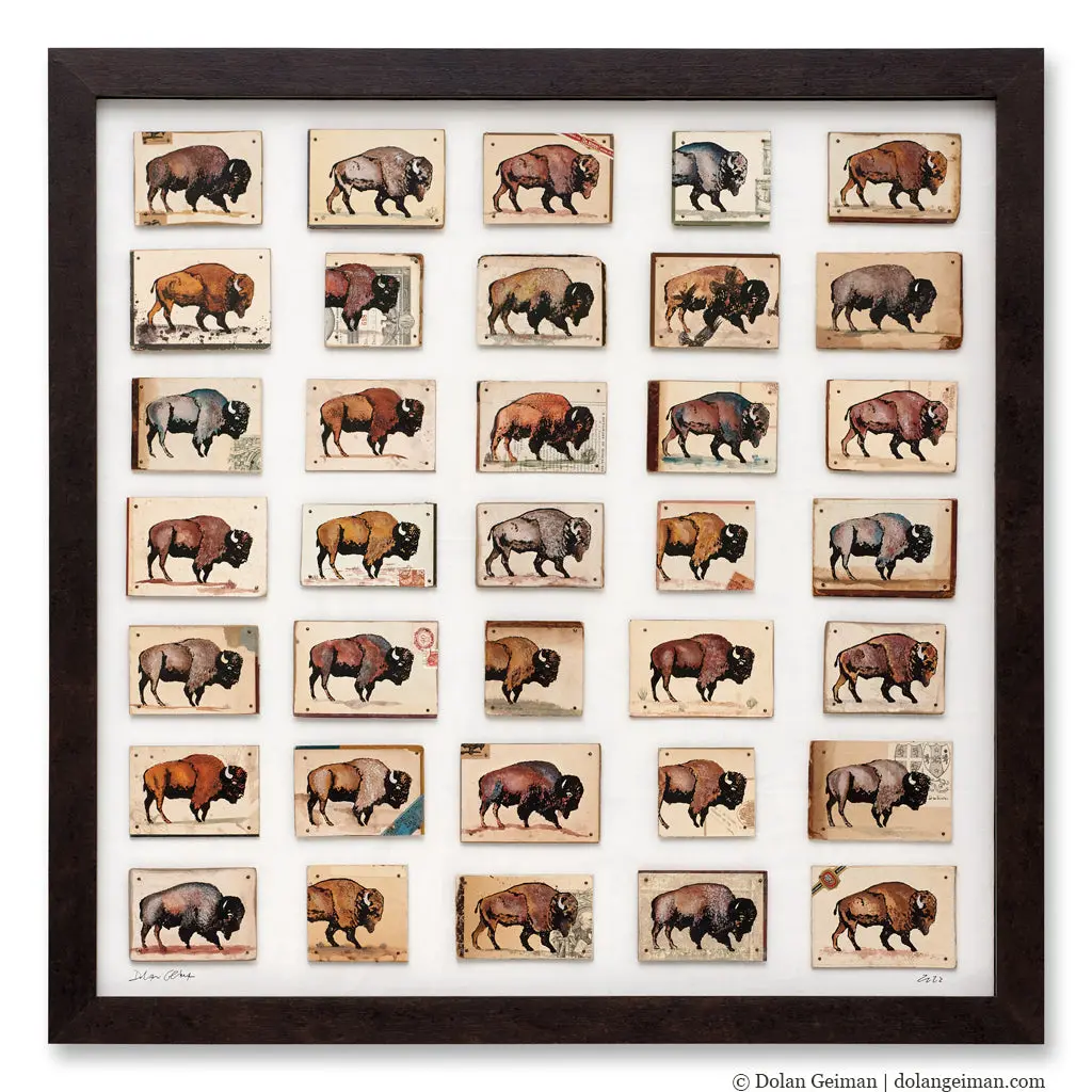 As Far As The Eye Can See (Mid-Size) Original Mixed Media Wall Art 1