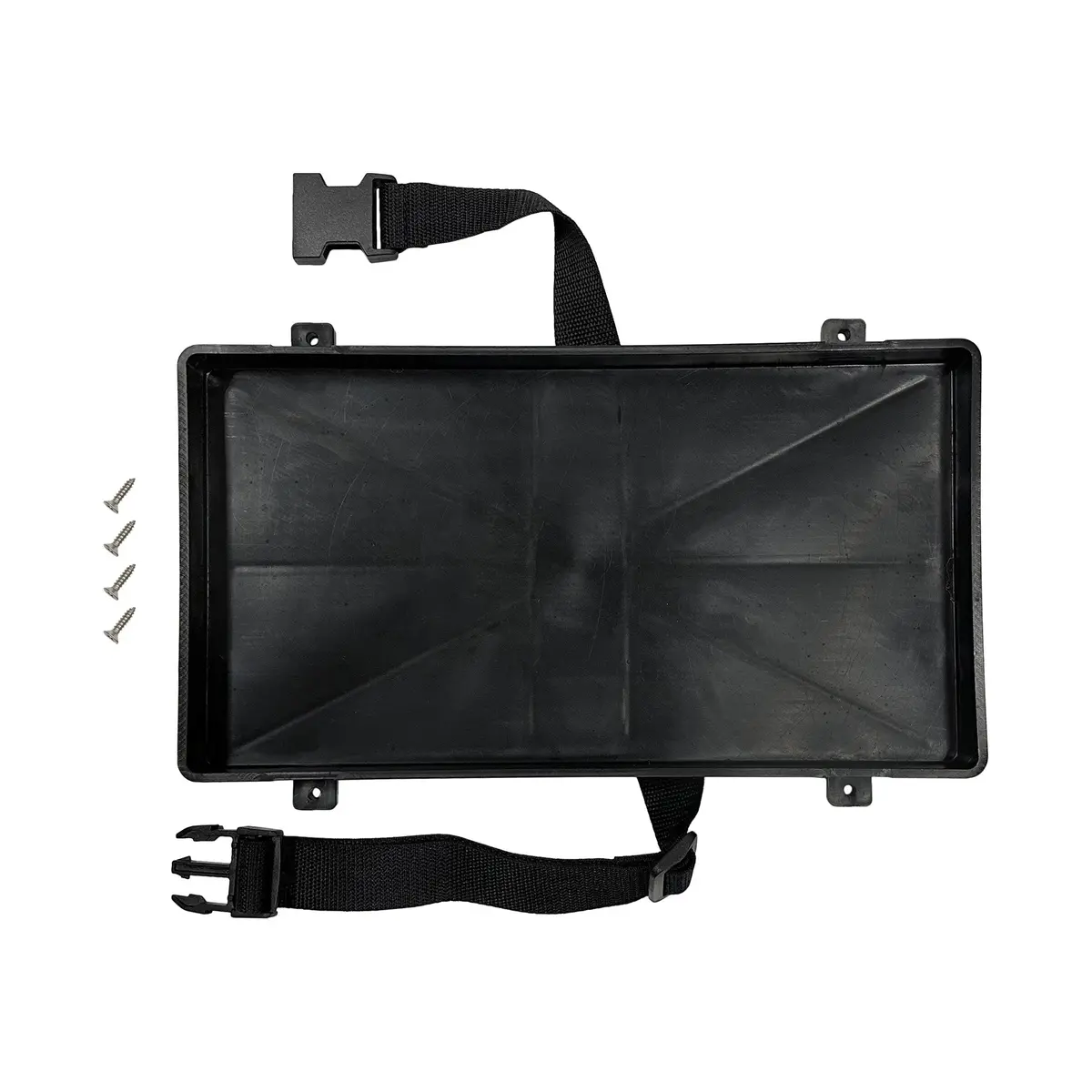 Marine / Boat / Rv Battery Tray - Group 27 Series With Strap, Battery Holder 1