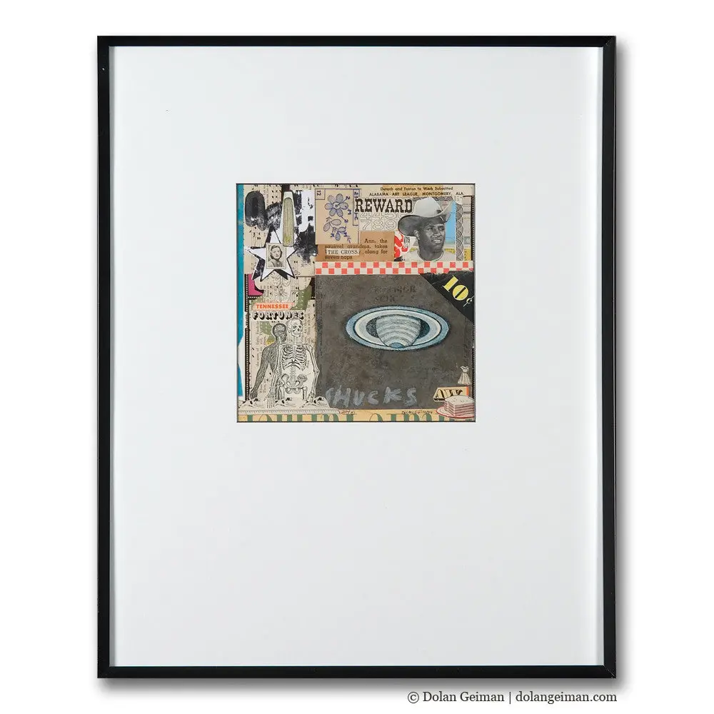 Aw Shucks Original Paper Collage 1