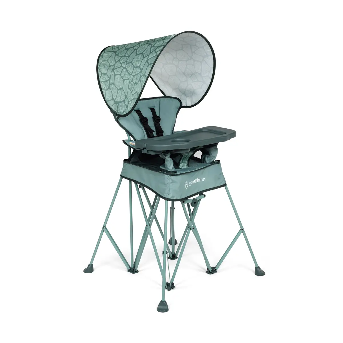 Uplift Deluxe Portable High Chair With Canopy 1