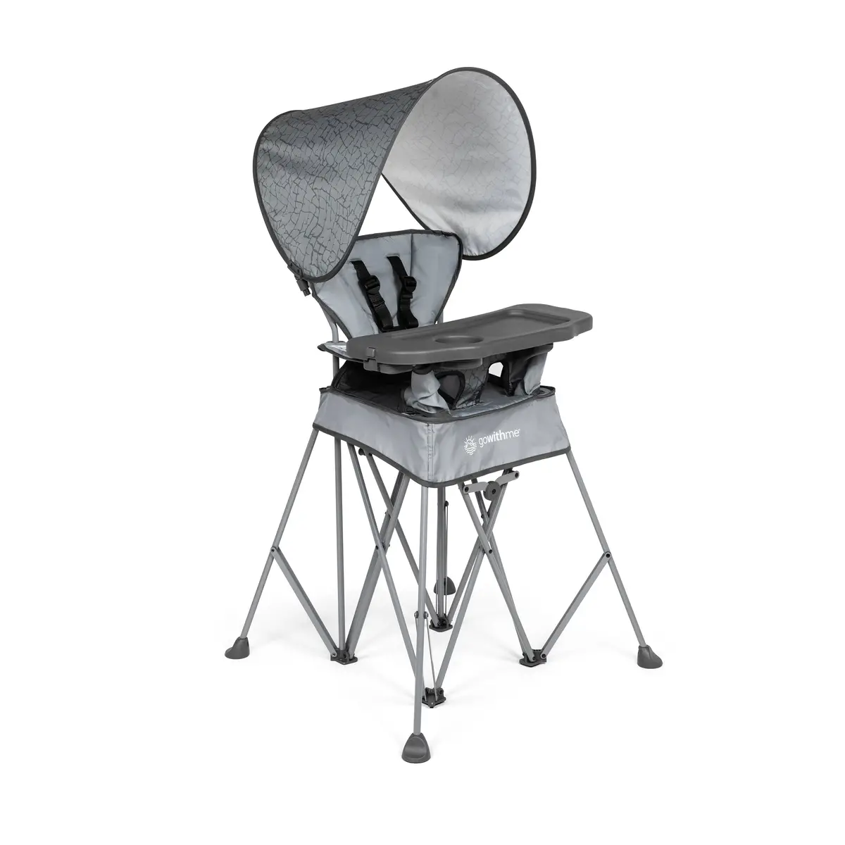 Uplift Deluxe Portable High Chair With Canopy 1