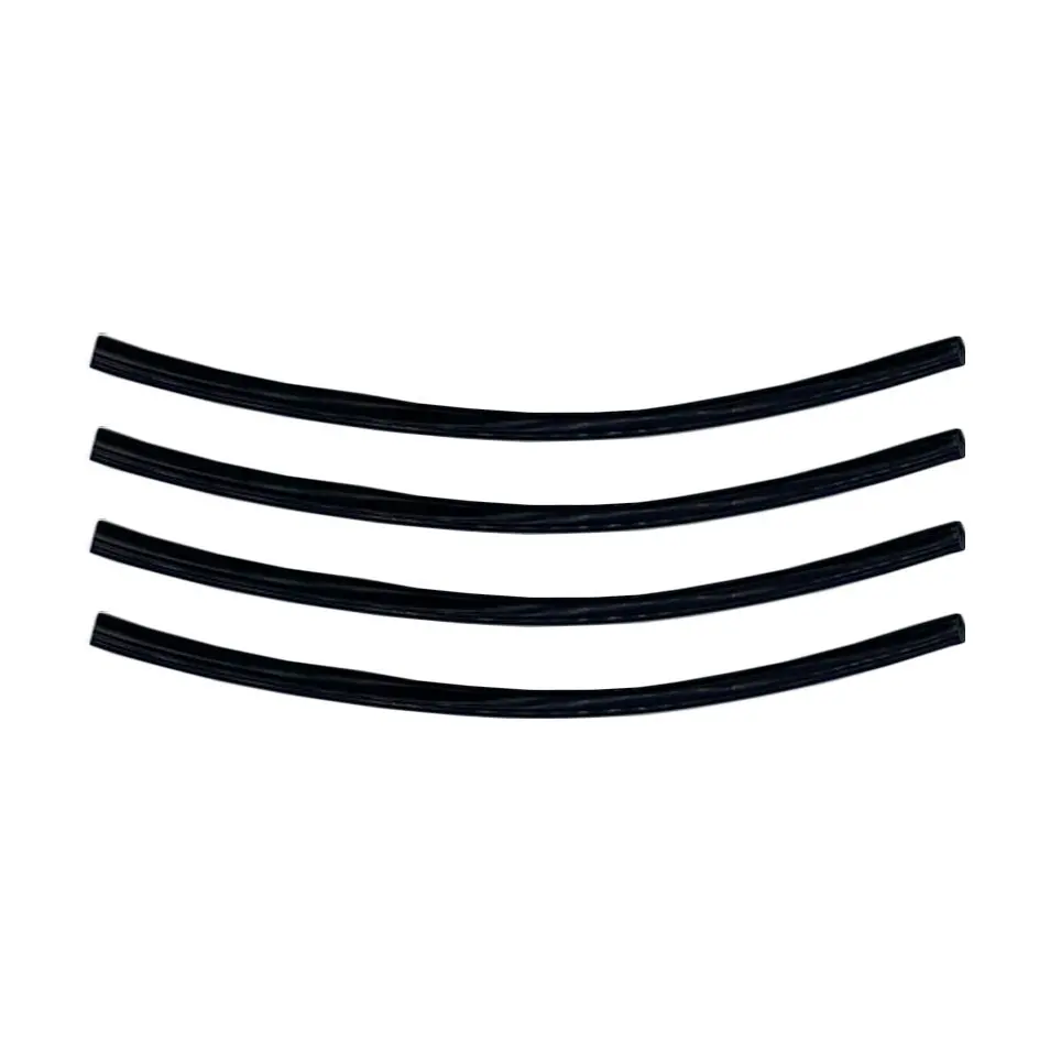Black Door Edge Guard - 4 Pack Of 8" Trim - No Door Dings 1