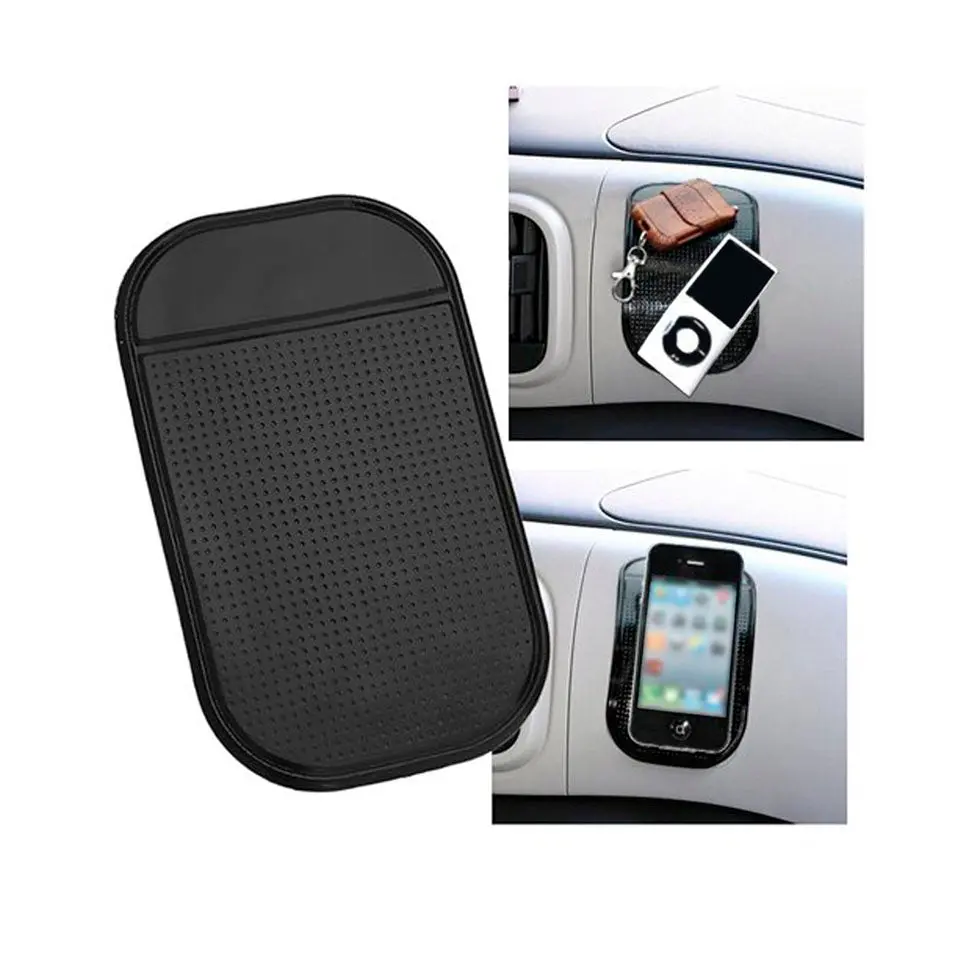 Black Iphone Cellphone Pda Gps Ipod Sunglass Mp3 Anti-Slip Pad Mat 1