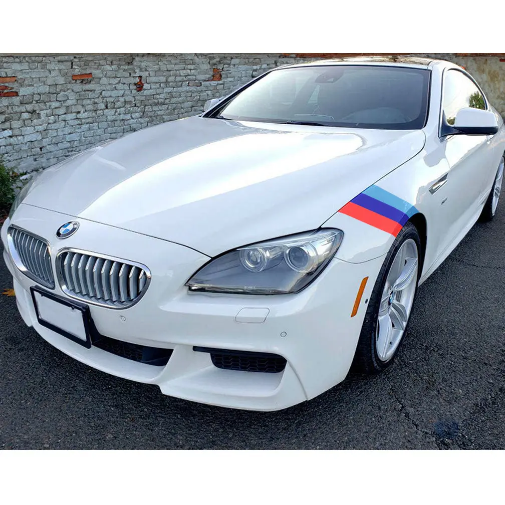 Bmw M Style Fender Stripe Hash Mark Racing Stripe Kit 1
