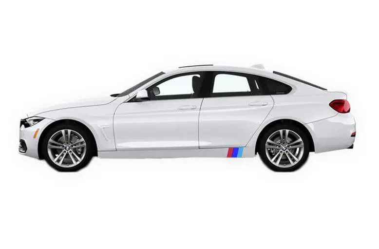 Bmw M Style Sideskirt Hash Mark Racing Stripe Kit 1