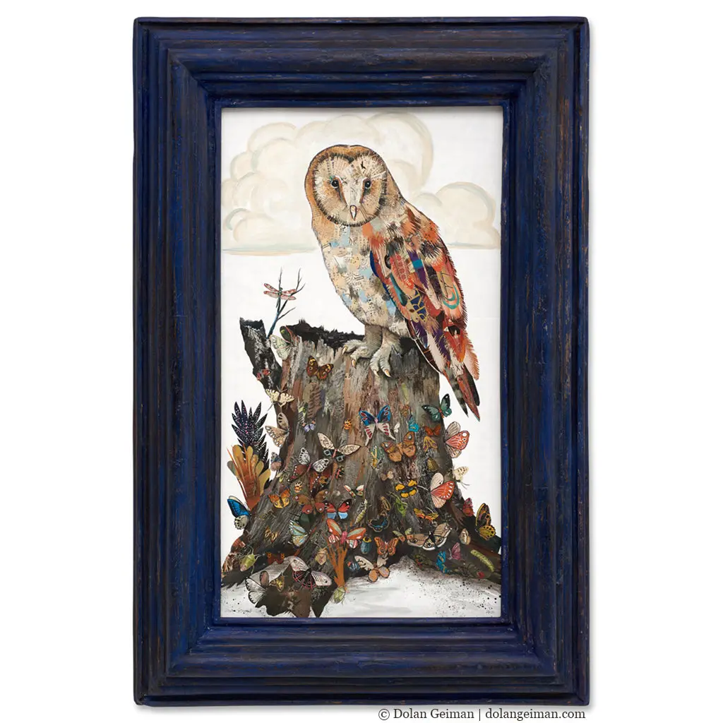 The Sibyl Original Paper Collage 1
