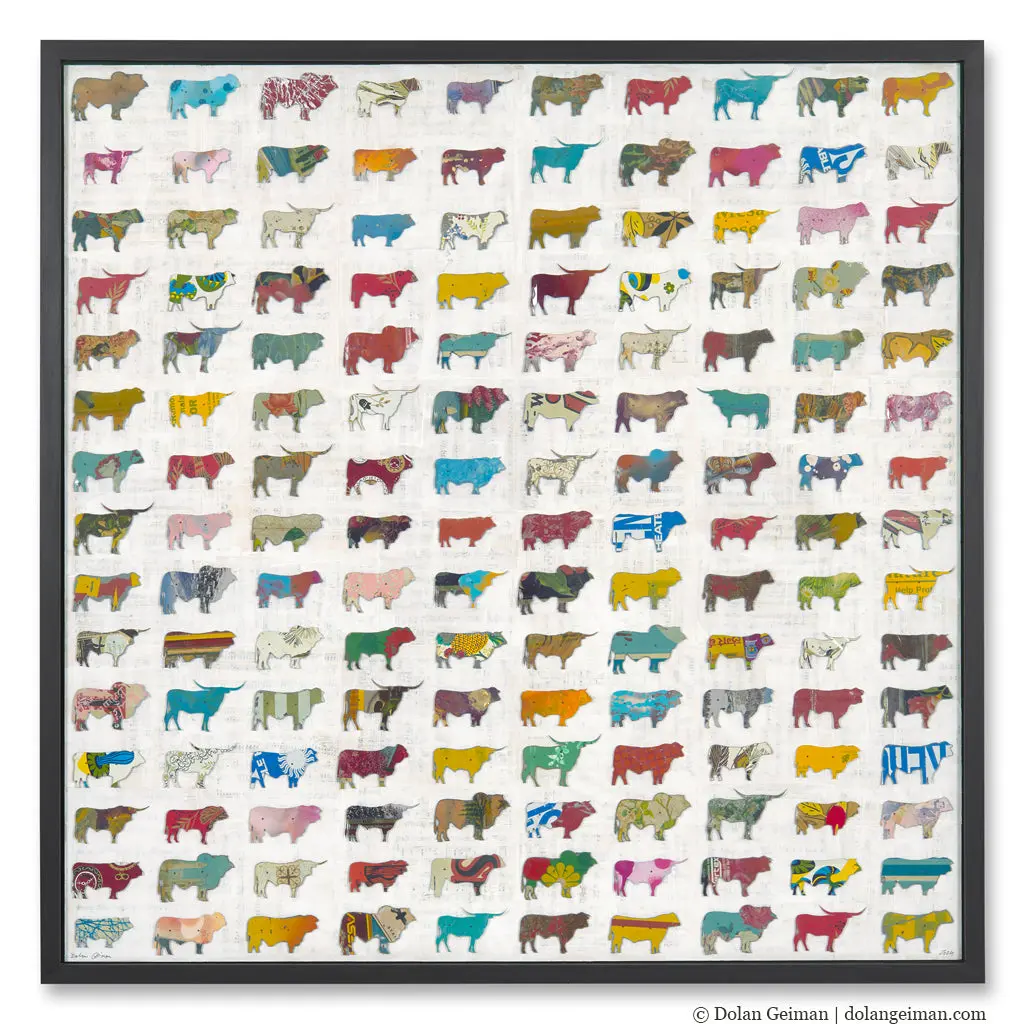 Big Pasture Original Metal Wall Sculpture 1