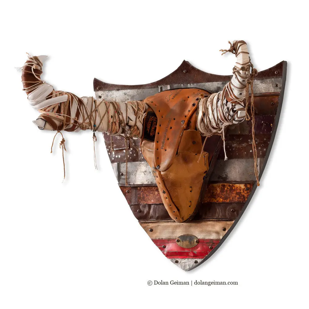 Black Forest (Pronghorn) Original Faux Taxidermy Sculpture 1
