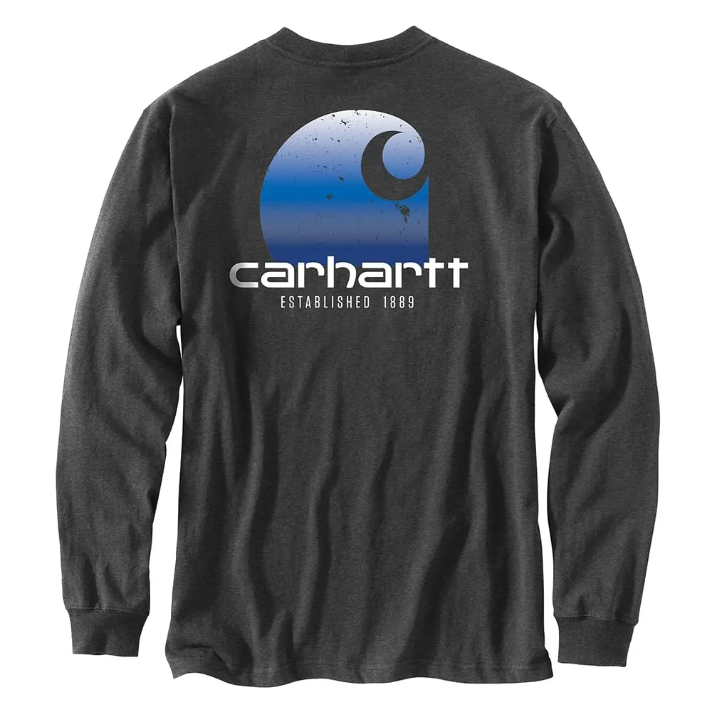 Carhartt 105952 Relaxed Fit Heavyweight Long-Sleeve Pocket C Graphic T-Shirt 1