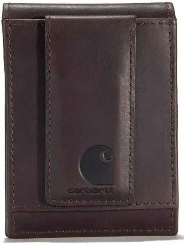 Carhartt Oil Tan Leather Front Pocket Wallet 1