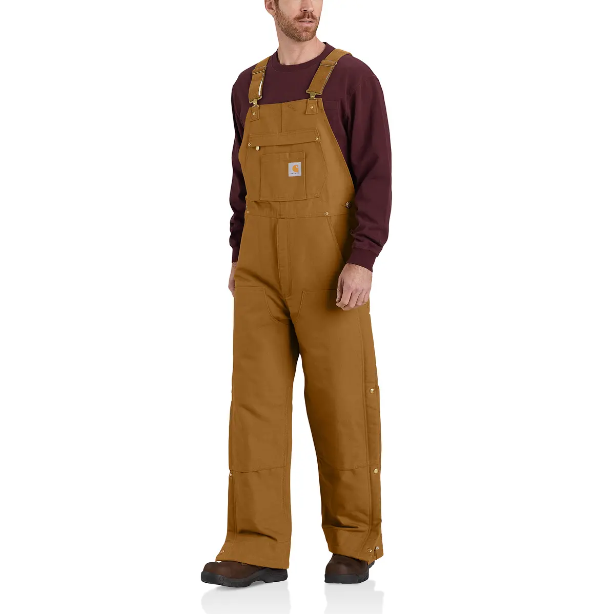 Carhartt Loose Fit Firm Duck Insulated Bib Overall 1