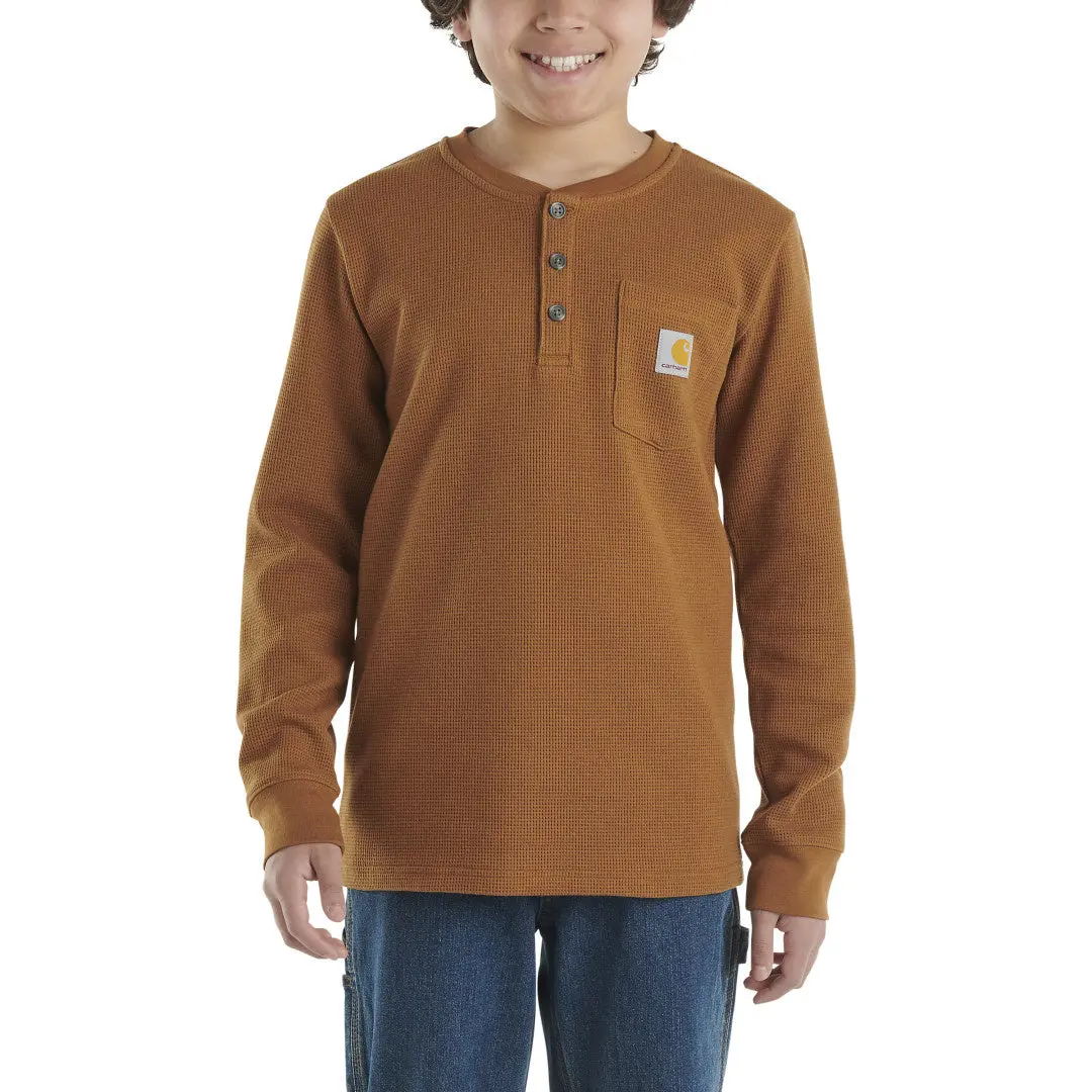 Carhartt Kids Long Sleeve Button Henley 1