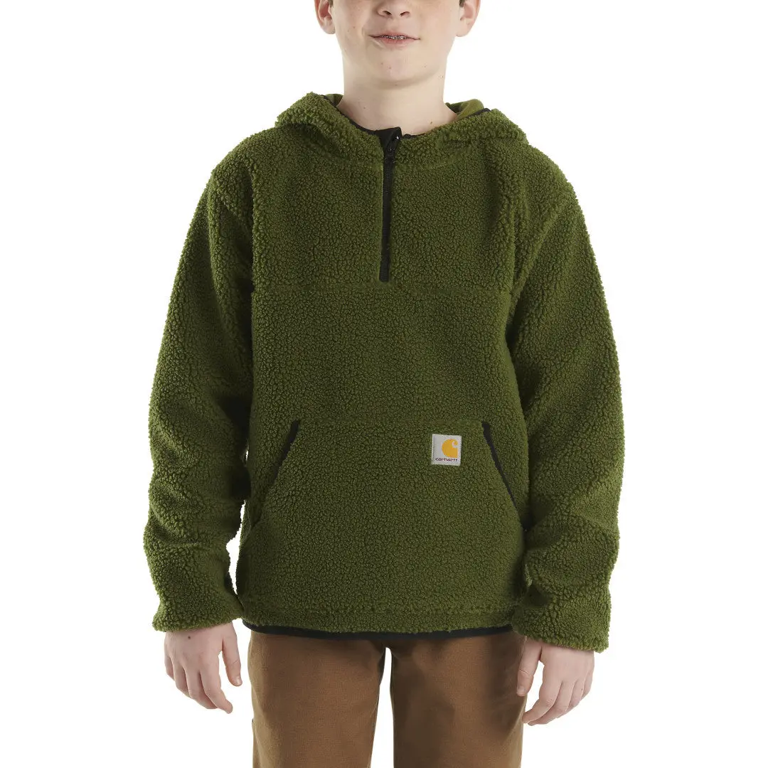Carhartt Kids Boys/Infant Long-Sleeve Fleece Hooded Half-Zip Sweatshirt 1