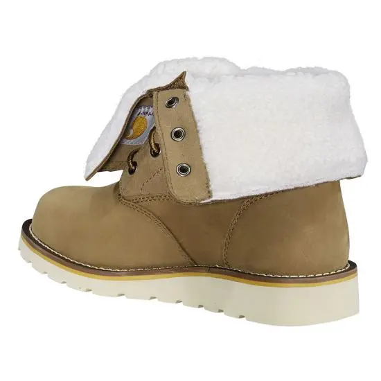 Carhartt Women's 8" Waterproof Insulated Wedge Fold Down Winter Boot 1