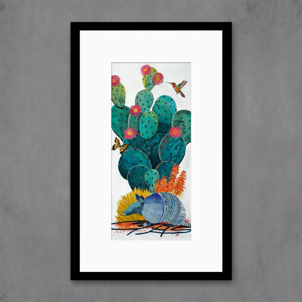 Cactus Country (Armadillo) Limited Edition Paper Print 5