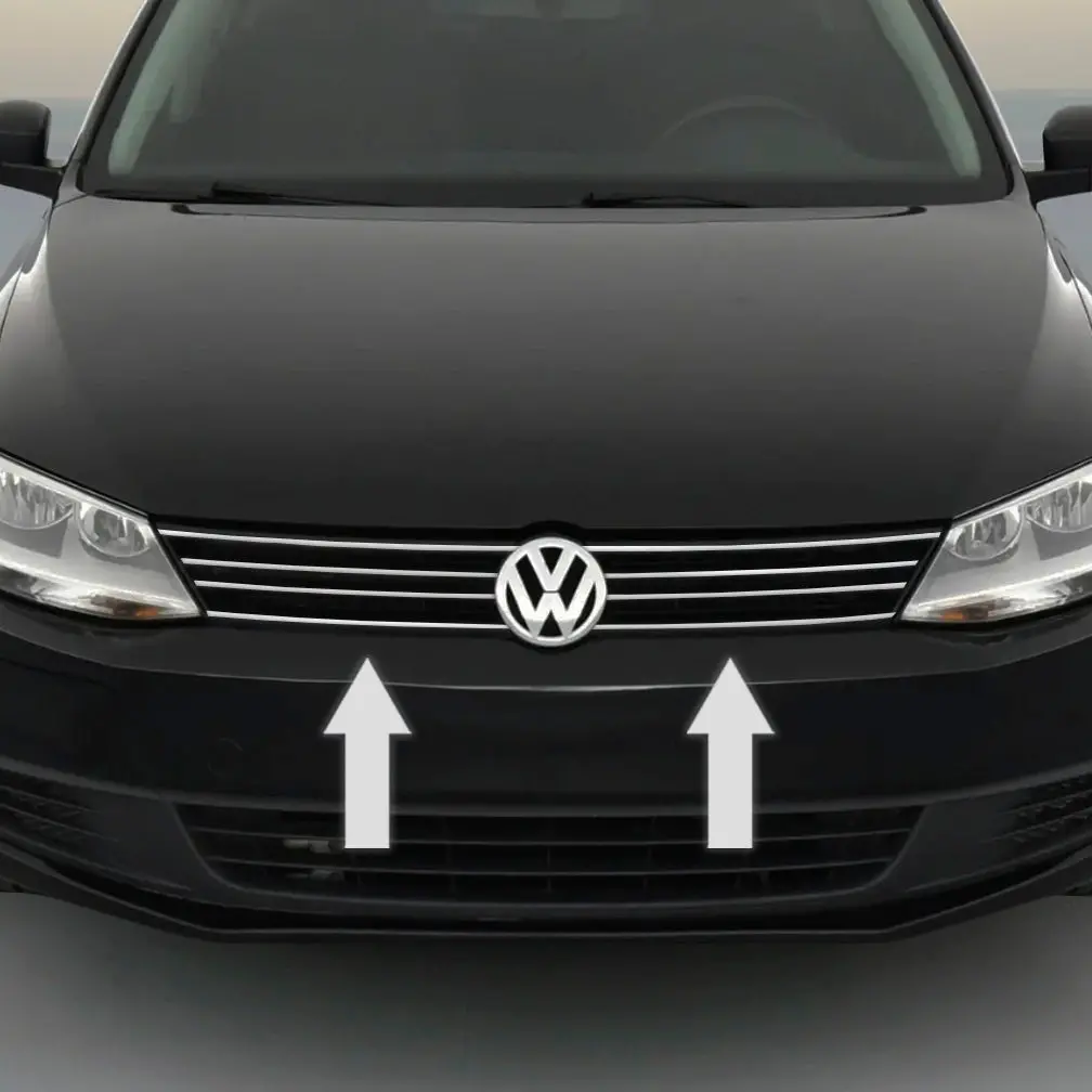2011-2014 Volkswagen Jetta Chrome Grille Trim Molding 1