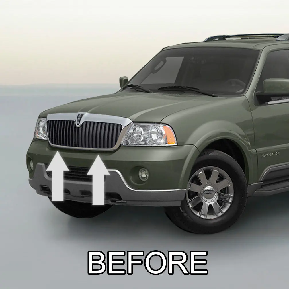 1998-2004 Lincoln Navigator Chrome Grille Trim Molding 2