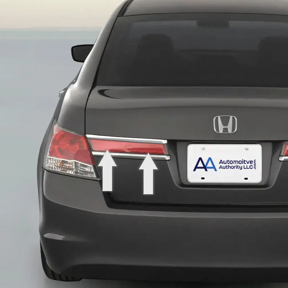 2011-2012 Honda Accord Chrome Rear Taillight Trim Molding 1