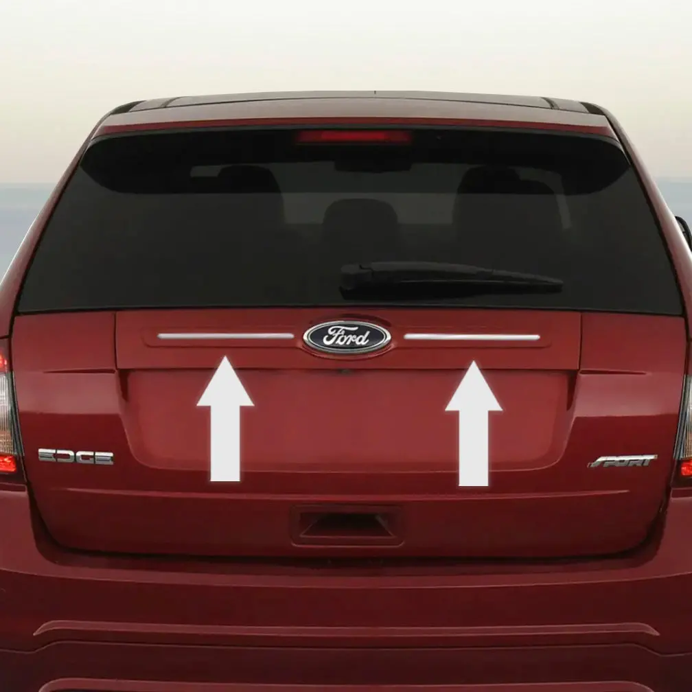 2011-2014 Ford Edge Chrome Rear Trunk Hatch Trim Molding 1