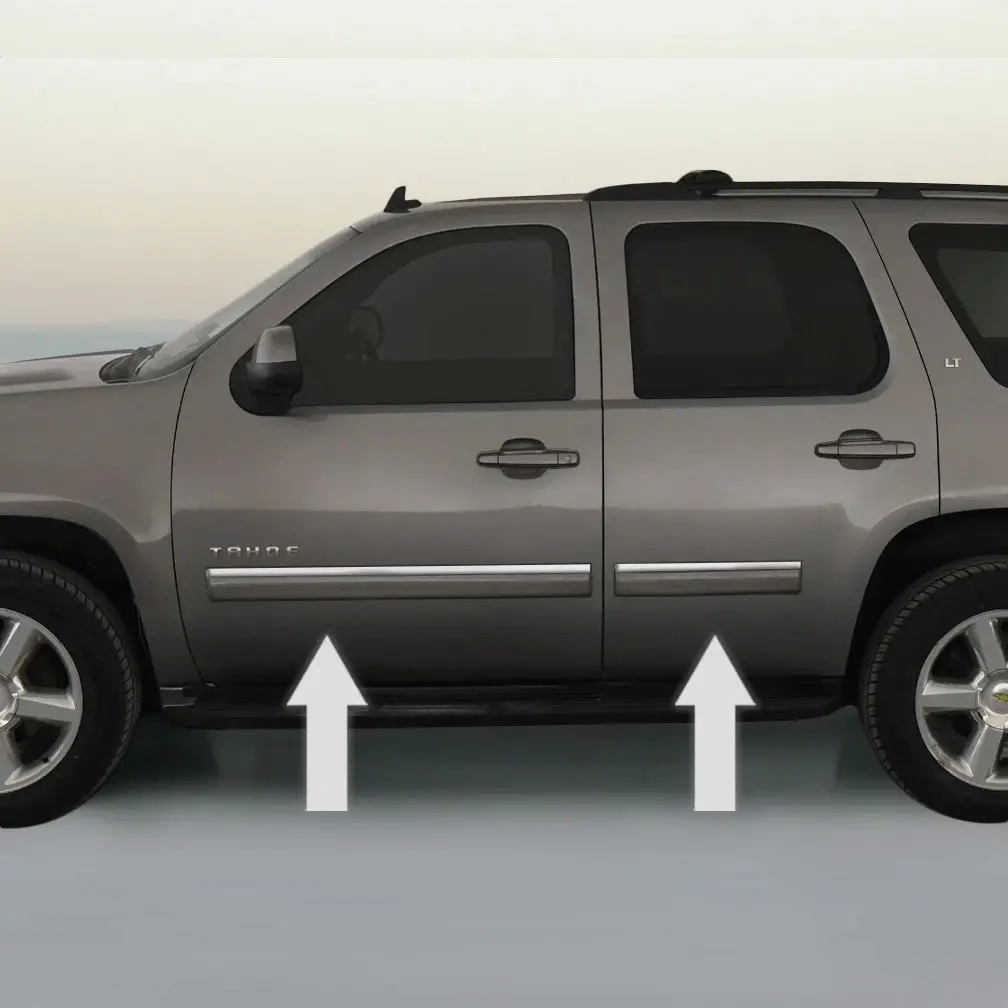 2007-2014 Chevy Tahoe / Suburban Chrome Side Door Trim Molding 1