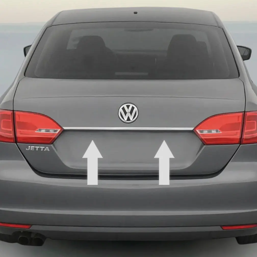 2011-2014 Volkswagen Jetta Chrome Trunk Trim Molding 1