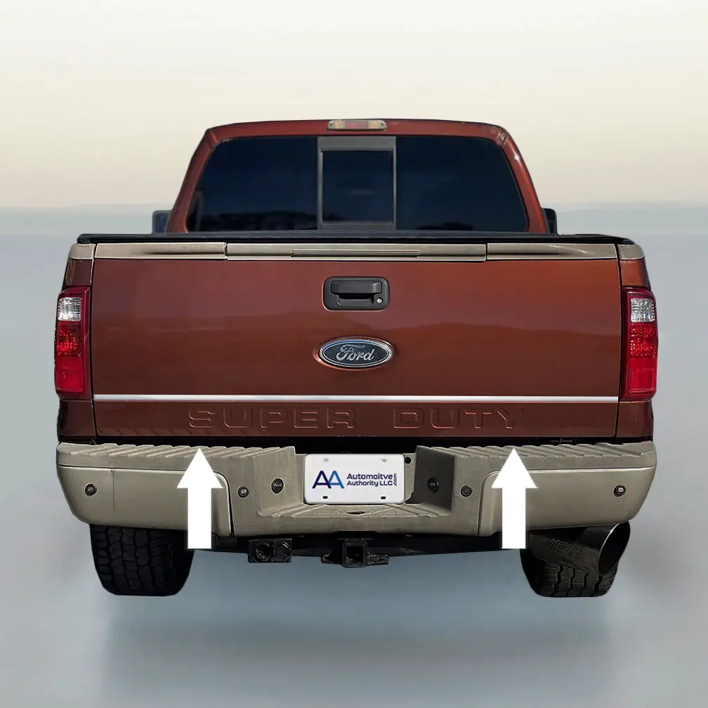 2008-2011 Ford F-250 Super Duty Chrome Tailgate Trim Molding 1