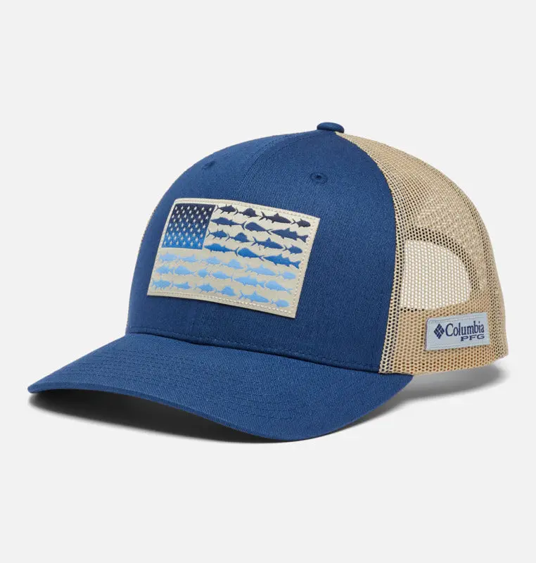 Columbia Pfg Fish Flag Mesh Hat 3