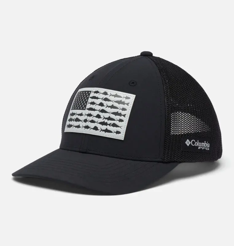 Columbia Pfg Fish Flag 110 Snap Hat 1