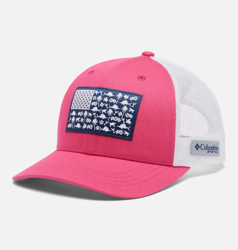 Columbia Pfg Womens Fish Flag Hat 1