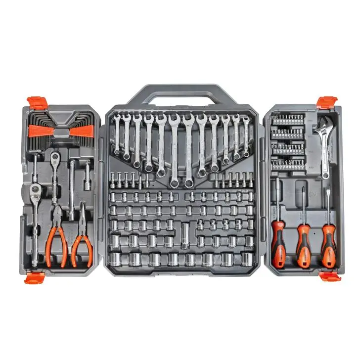 Crescent - 150 Pc. 1/4" And 3/8" Drive 6 Point Sae/Metric Professional Tool Set 1