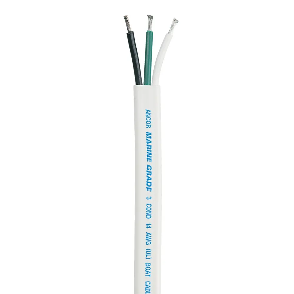 Ancor - White Triplex Cable - 14/3 Per Foot 1
