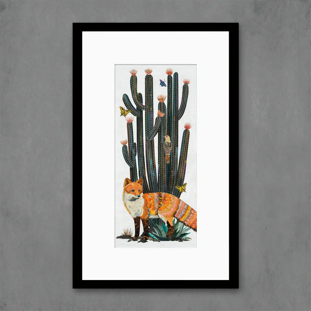 Cactus Country (Fox) Limited Edition Paper Print 5