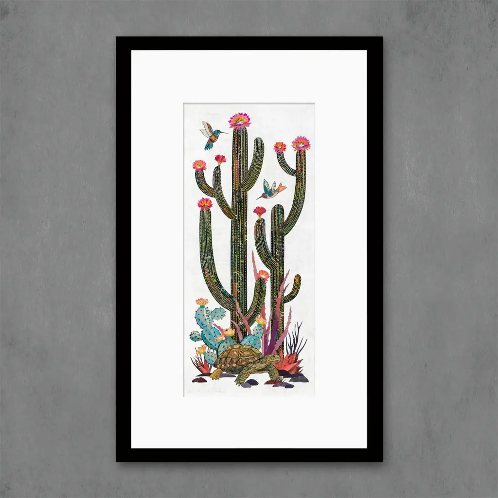 Cactus Country (Tortoise) Limited Edition Paper Print 1