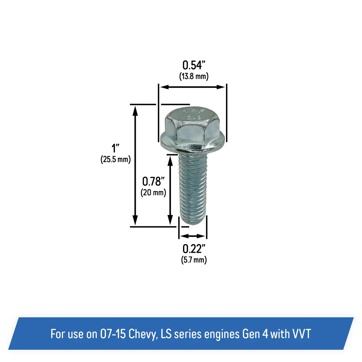 Camshaft Sensor & Phaser Actuator Cover Bolt Kit For 07-15 Chevy Gm, Ls Engines Gen 4 With Vvt - 4.8L, 5.3L, 6.0L, 6.2L 2